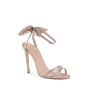 Beige Satin Sandal