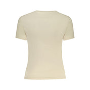 Beige Cotton Tops & T-Shirt