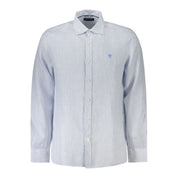 Azzurro Linen Men Shirt