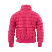 Fuchsia Polyamide Bomber