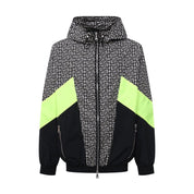 Multicolor Nylon Men Jacket