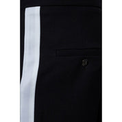 Black Cotton Jeans & Pant