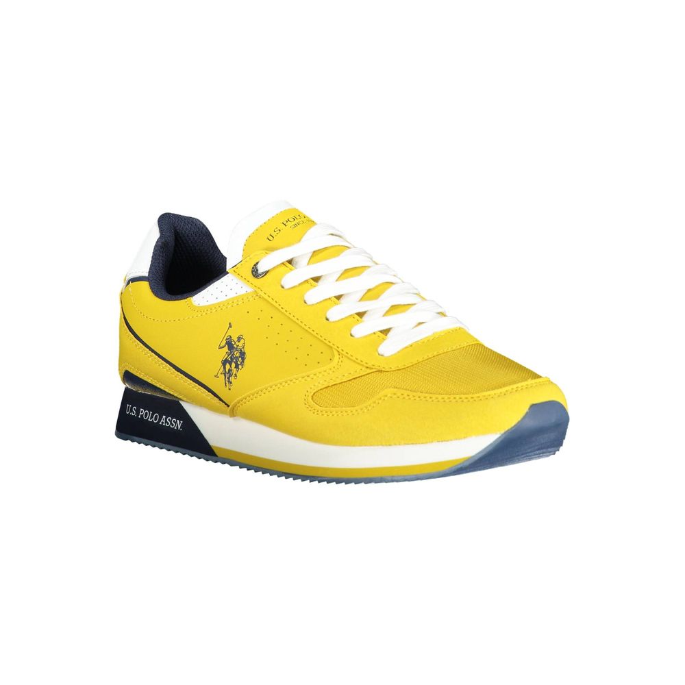 Yellow Polyester Sneaker
