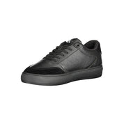 Black Polyester Sneaker