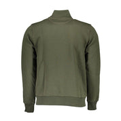 Green Cotton Men Sweater