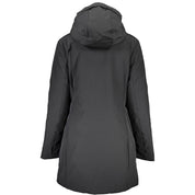 Black Polyester Jackets & Coat