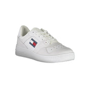 White Polyester Sneaker