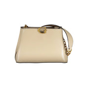 Beige Polyethylene Handbag