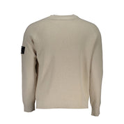 Beige Cotton Sweater