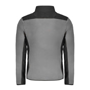 Gray Polyester Men Sweater