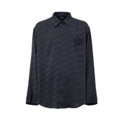 Gray Viscose Shirt