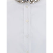 Shirt with embellished collar