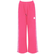 Pink Cotton Women Palazzo Pants