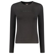 Black Cotton Tops & T-Shirt