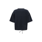 Silk detail T-shirt