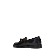 Black Calf Leather Bos Taurus Slip-On Loafers