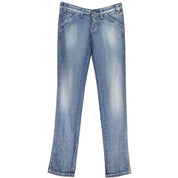 Azzurro Cotton Women Jeans