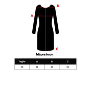 Orange Viscose Long Dress