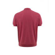 Red Cotton Polo Shirt