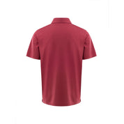 Red Cotton Polo Shirt
