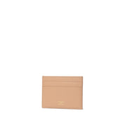 Beige Leather Cardholder