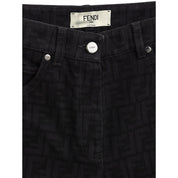 Black Cotton Jeans Denim