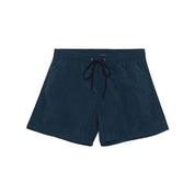 Blue Polyester Shorts
