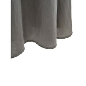 Gray Silk Casual Dress
