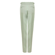 Green Viscose Chino Pants