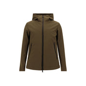 Green Polyester Shell Jacket
