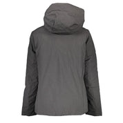 Black Polyester Jackets & Coat