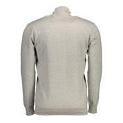 Gray Cotton Men's Sweater