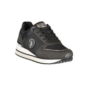Black Polyester Sneaker
