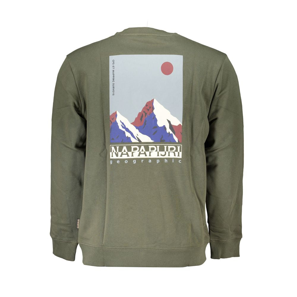Green Cotton Sweatshirt