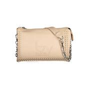 Beige Polyethylene Handbag