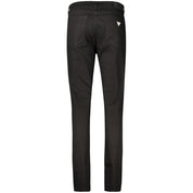 Black Cotton Jeans & Pant