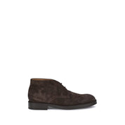 Brown Calf Leather Bos Taurus Ankle Boots