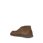 Brown Calf Leather Bos Taurus Lace-Up Boots