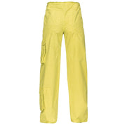 Green Cotton Women Cargo Pant