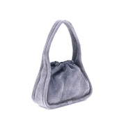 Light Blue Cotton Shoulder Bag