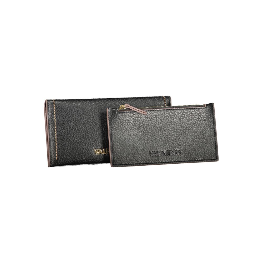 Nero Poliuretano Women Wallet