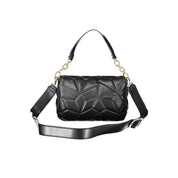 Black Polyethylene Women Handbag
