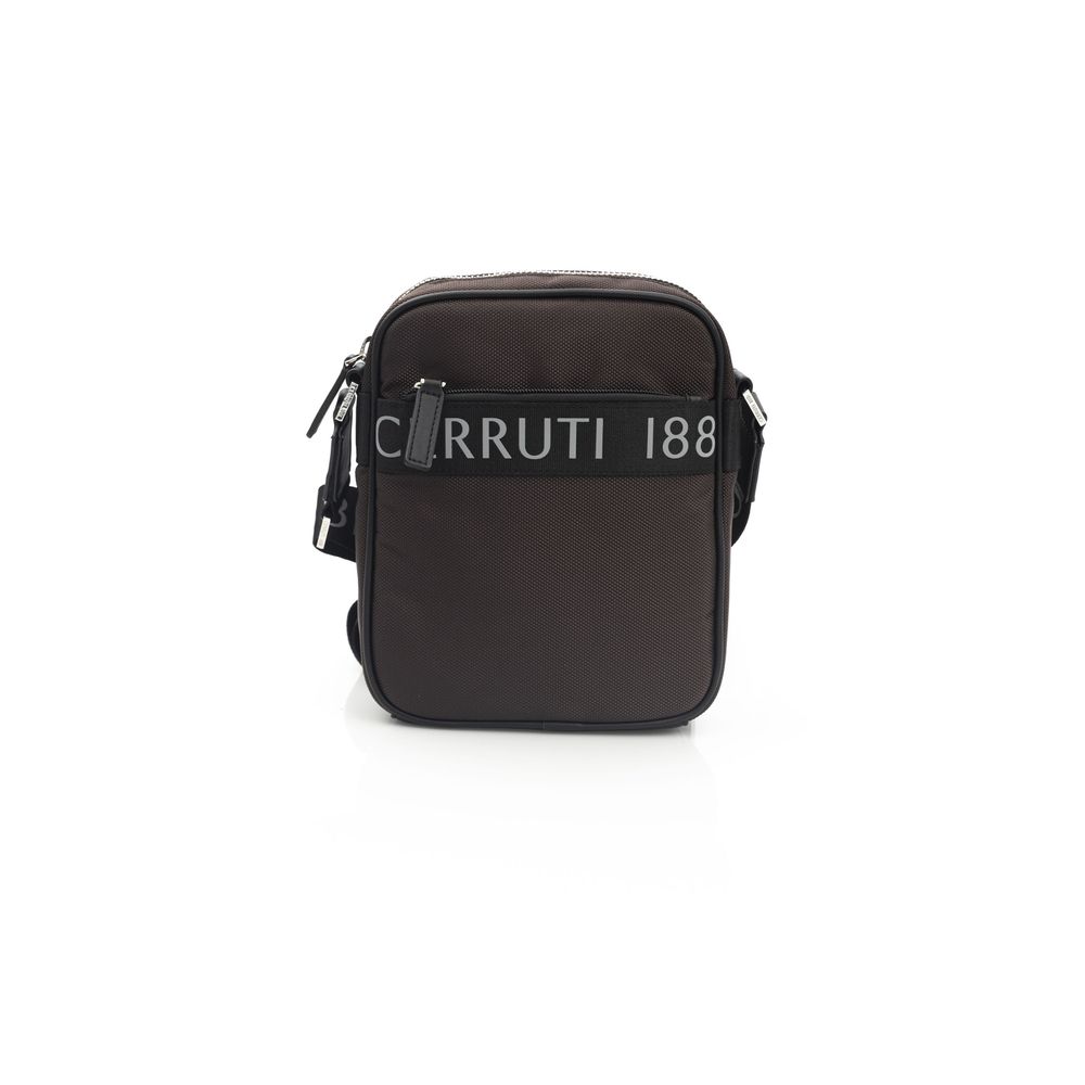 Sac messager en nylon marron