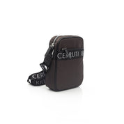 Sac messager en nylon marron