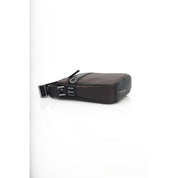 Sac messager en nylon marron