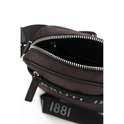 Sac messager en nylon marron