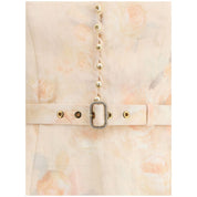 Multicolor Linen Casual Dress