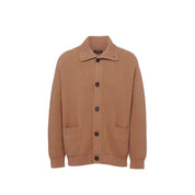 Ribbed Knit Cashmere Cardigan