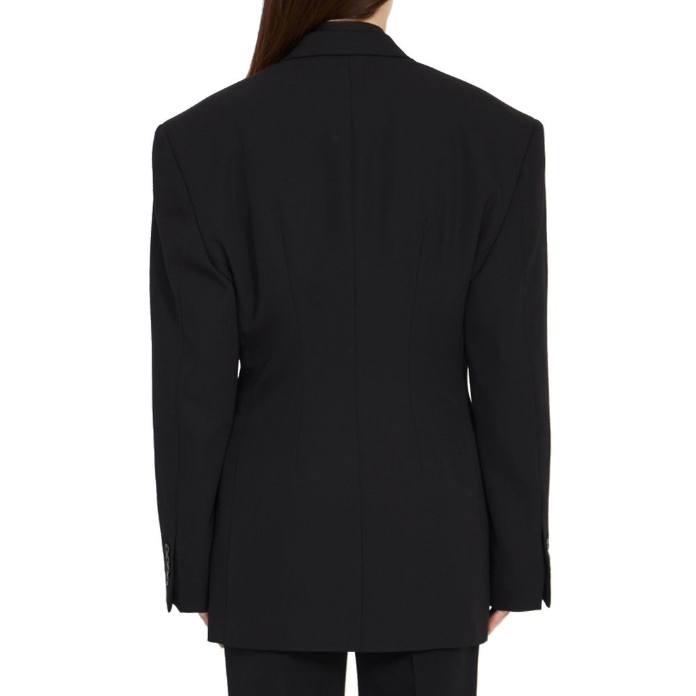 Wool Double-breasted Jacket