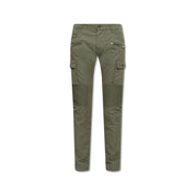 Green Cotton Cargo Pants